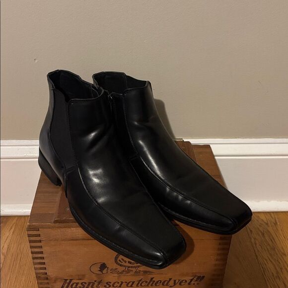 Unlisted Kenneth Cole Production Round Robin Gore Dress Boots size 11.5 main image 7
